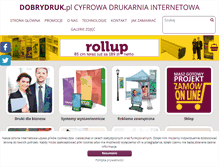 Tablet Screenshot of dobrydruk.pl
